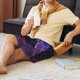 thumbnail image 5 of Fotbe Galactic Wolf Stare Pantalones Cortos de Pijama para Hombre, Ropa de Dormir, Pantalones de Pijama Cortos para Hombre-X-Large, 5 of 6