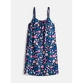 thumbnail image 2 of Wonder Nation Girls Bow Front Cami Dress and Tee, 2-Piece Outfit Set, Sizes 4-18, 2 of 3