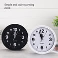 thumbnail image 4 of Bewildely Reloj de pared silencioso de 2 uds., perilla de ajuste resistente al desgaste, reloj de alta definición duradero para el Decoración del hogar Negro, 4 of 6