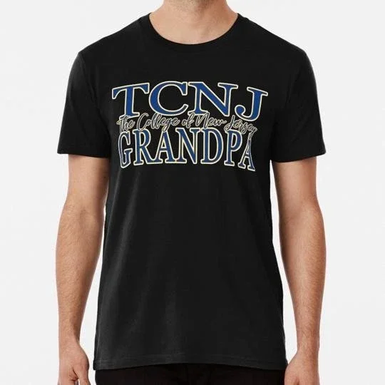 Tcnj The College Of New Jersey Grandpa Size S to 5XL Made in the USA T-Shirt