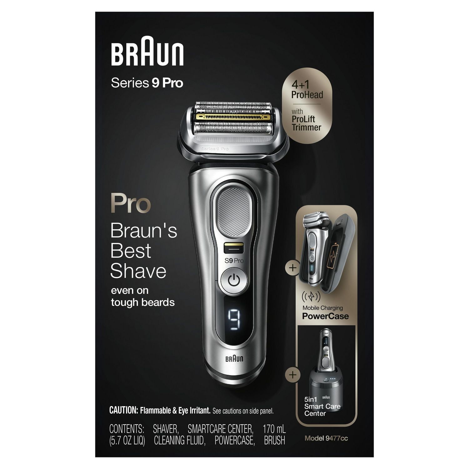 【Hirosuke】Braun Series 9 pro Braun Electric Razor,Waterproof Foil Shaver for Men,Series 9