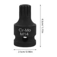 thumbnail image 2 of FESTFENDS Kit De Socket Triple Para Caliper De Disco Con Punta Spline Y Negro, 2 of 8