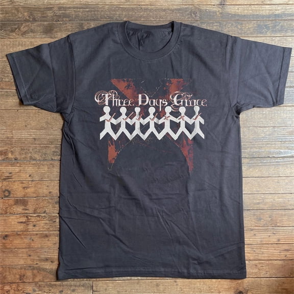 Three Days Grace Band 2X Tour 1 Sided Unisex T Shirt Full Size S-5XL Go59