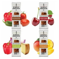 Simply Snackin' Chicken Protein Snack - Variety Pack Size: 12 pc Variety Pack (48 Strips)