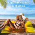 thumbnail image 2 of GZHJMY Beach Towel for Women Girls, Sunflower Bath Towel, Oversized Lightweight Sport Towel, 31x63 Inch, 2 of 7