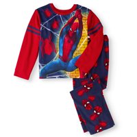 Spider-Man Boys' Microfleece 2 Piece Pajama Sleepwear Set (Big Boys & Little Boys)