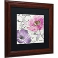 thumbnail image 2 of Trademark Fine Art "Fleurs de France I" Canvas Art by Color Bakery Black Matte, Wood Frame, 2 of 2