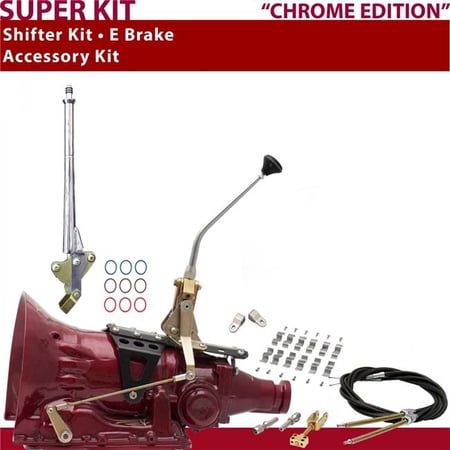American Shifter TH400 Shifter Kit 10 in. E Brake Cable Clamp Clevis for D7C60