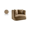 thumbnail image 2 of Meridian Furniture Alder Beige Velvet Accent Chair, 2 of 16