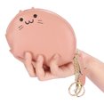 thumbnail image 6 of Kawaii cat wallet, novelty kawaii purse mini makeup bag things cute wallet small coin purse accessories, uwu soocute period bags for teen girls small pouches with zipper, 6 of 8