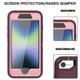 thumbnail image 3 of AICase For iPhone SE 2022/iPhone SE 2020 3rd/2nd Generation/iPhone 8/iPhone 7 Case Heavy Duty Shockproof Rugged Protective Phone Cover, 3 of 15