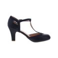 Journee Collection Womens Olina Round Toe High Block Heel Pumps