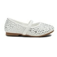 thumbnail image 4 of DREAM PAIRS Girls Mary Jane Rhinestone Studded Slip On Ballet Flats Toddler, 4 of 5