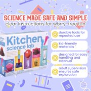 Piano Potato Kitchen Science Lab Kit for Kids Ages 8-12, 18+ STEM Experiments Including Volcano & Rainbow Activities, Educational Home Science Toys for Boys & Girls
