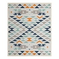 thumbnail image 3 of Unique Loom Aruba Outdoor Collection Area Rug - Bubali (7' 10" x 10' Rectangle Gray/Ivory), 3 of 7