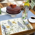 thumbnail image 3 of CounterArt "Lovely Blues" 4-Pack Reversible Flexible Plastic Tabletop Placemats, 3 of 8
