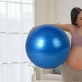 thumbnail image 1 of Pelota de entrenamiento para gimnasio en casa, pelota de pilates, suave, versátil y gruesa, con soporte para la espalda. azul 55cm, 1 of 8