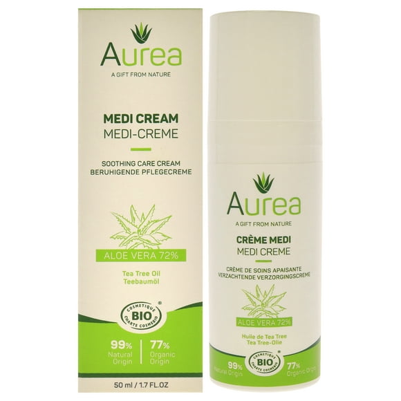 Crema Aurea, aceite de árbol de té Medi, 50 ml, unisex, para pieles problemáticas