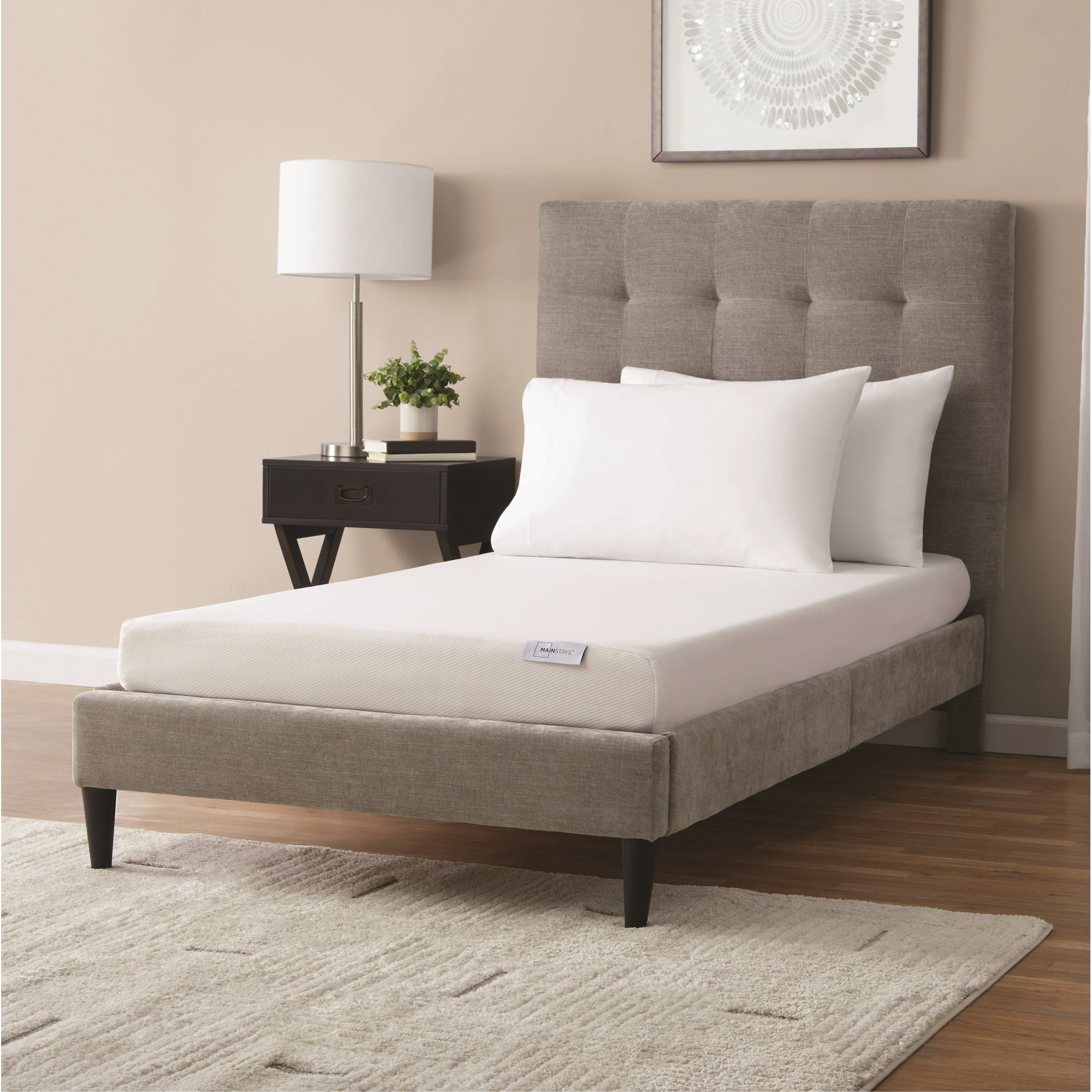 Mainstays 6 in Medium Firm Memory Foam Mattress, Twin