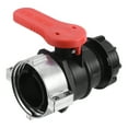 thumbnail image 1 of Válvulas de bola de adaptador de tanque IBC de 75 mm DN50 adaptador de IBC S75X6 con rosca gruesa, 1 of 7