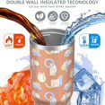 thumbnail image 3 of Modern 30oz Handheld Travel Tumbler with Handle – Double Wall Stainless Steel Insulated Cup, Flip Straw Lid, Leak-Proof & BPA-Free for Hot and Cold Drinks – Durable Coffee & Juice Mug White, 3 of 7
