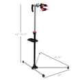 thumbnail image 2 of Adjustable Bike Repair Stand - Black Cycle Work Stand with Tool Tray, 47"-75" Height, Stable & Portable for Home Garage Use, 2 of 7
