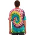 thumbnail image 3 of Whiskey & Oak Men’s Tie Dye T-Shirt – Crew Neck Tee Shirt (Tie Dye Neon Multi, XX-Large), 3 of 3