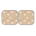 thumbnail image 7 of Balery 2 Piece Egg and Avocado Car Windshield Sun Shade|Foldable Front Windshield Shade for Car Front Window for Most Sedans SUV Truck-Medium, 7 of 7