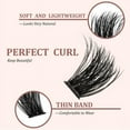 thumbnail image 6 of Lash Clusters Kit Natural Individual Lashes Wispy Eyelash Extensions 10-16mm DIY Lash Extension Kit Lash Bond and Seal Waterproof, Lash Applicator, Thick False Eyelashes Kit, 6 of 8
