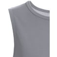 thumbnail image 2 of Expert Brand USA-Made Women's Oxymesh™ Athletic Sleeveless T-Shirt, Steel, Small, 2 of 2