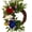 G, variant on NIETEIN 18” Patriotic Wreath for 4th of July, Summer Outdoor Decor (G)
