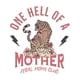 thumbnail image 2 of Mom - pride Fashion T - Shirt: Make a Statement with a Tiger Graphic and "Feral Moms Club" Vibe, 2 of 7