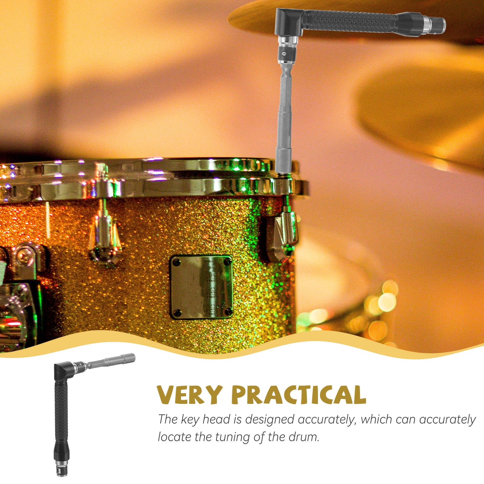 UPOUART High Tension Drum Key Quick Head Replacement 1 Set
