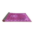 thumbnail image 2 of Ahgly Company Indoor Round Medallion Purple Traditional Area Rugs, 6' Round, 2 of 4