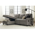 thumbnail image 2 of Serta Copenhagen Reclining Sectional with Left Storage Chaise - Gray, 2 of 9