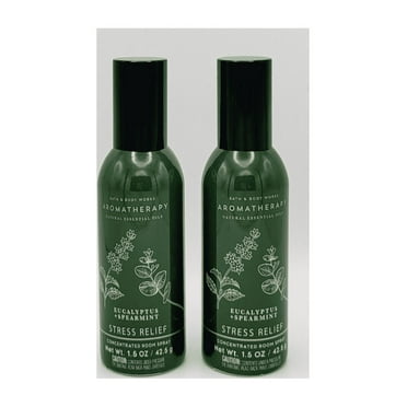 Bath & Body Works Stress Eucalyptus Spearmint Concentrated Room Spray Set of 2