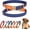 darkblue, variant on Personalized Dog Collars Custom with Name & Pattern Adjustable Nylon Leather Collar with Metal Buckle for Small Medium Large Dogs Engraved Phone Number Lightweight & Comfortable Scratch-Proof