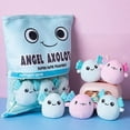 thumbnail image 3 of 17-inch Axolotl Throw Pillows for Couch Bedding Hugging Cushion,Body Pillow Removable Stuffed 6pcs Animal Dolls, 3 of 5
