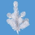 thumbnail image 2 of Vickerman 9' Crystal White Spruce Upside Down Artificial Christmas Tree, Unlit - Faux Spruce Christmas Tree - Seasonal Indoor Home Decor, 2 of 2