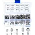 thumbnail image 1 of Tornillos sin cabeza de acero inoxidable, 200 piezas, tornillos para máquina M3 M4 M5 M6 M8, kit de sujetadores de tornillos perforadores surtidos, 1 of 5