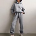 thumbnail image 2 of ORUYROP Two Piece Outfits for Women Lounge Pants Sets Pullover Hoodie Sweatsuit Relax Fit Oversized Tracksuits Jogging Suits, 2 of 7