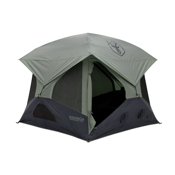 Gazelle Tents™ T4 Overland EXP Hub Tent, 4-Person, Agave Green, 94" x 94" x 78", GT403AG