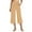 Khaki, variant on cfhntfmh Capri Pants for Women Wide Leg Yoga Dress Capris with Pockets Crossover Loose Casual Work Crop Pants