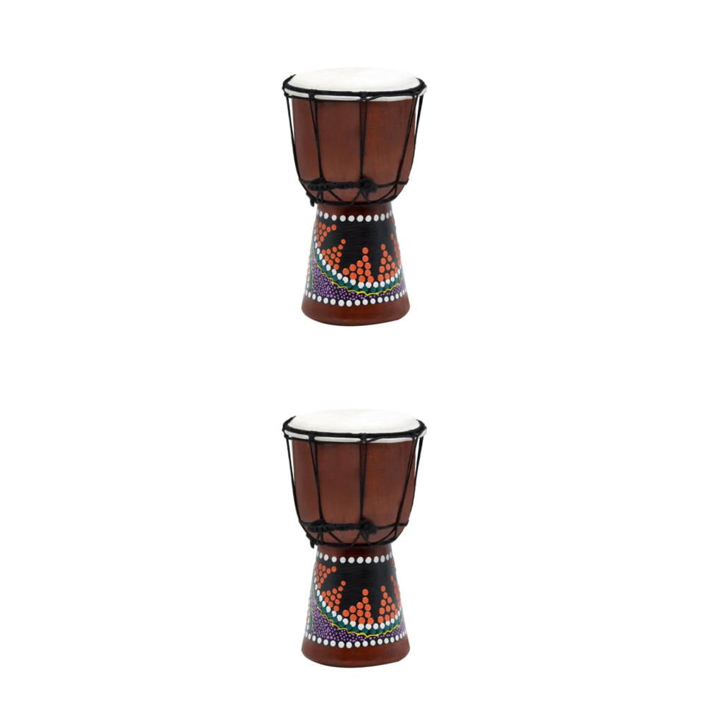 Baohd African Drum 4 Inches Musical Instrument Adults Bango Rhythm