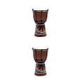 thumbnail image 4 of pitrice African Drum Good Sound Musical Instrument Premium Teaching Props Adults Bango Hand Drums for Party Bar House Church Random Color 2Set, 4 of 6