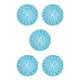 thumbnail image 3 of Matsuzay 6 tapetes de cuerda de papel artesanales exquisitos - Tapete de comedor de papel ecológico y bajo en carbono 38 cm azul Type2 NO2, 3 of 6