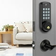 BUYISI Entry Door Lock Electronic Keypad Deadbolt AutoLocking Anti