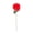 Red, variant on Single origin Daisy Artificial Flower, Red White and Blue Fake Flower, Independence Day Home Decor, Handheld Bouquet, Plastic Floral Decor for Party, Wedding, and Centerpiece