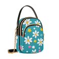 thumbnail image 7 of FORMRS Crossbody Bag for Women Quilted Travel Shoulder Cell Phone Purse with Chain Strap Handbag, Small Daisy, 7 of 7
