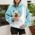 thumbnail image 2 of Pet Pouch Hoodies，Oversized Sweatshirt With Pocket Front Carry Pouch For Small And Cats,Puppy Kitten Dogs Holder Gyujnb,Size:XXL, 2 of 6
